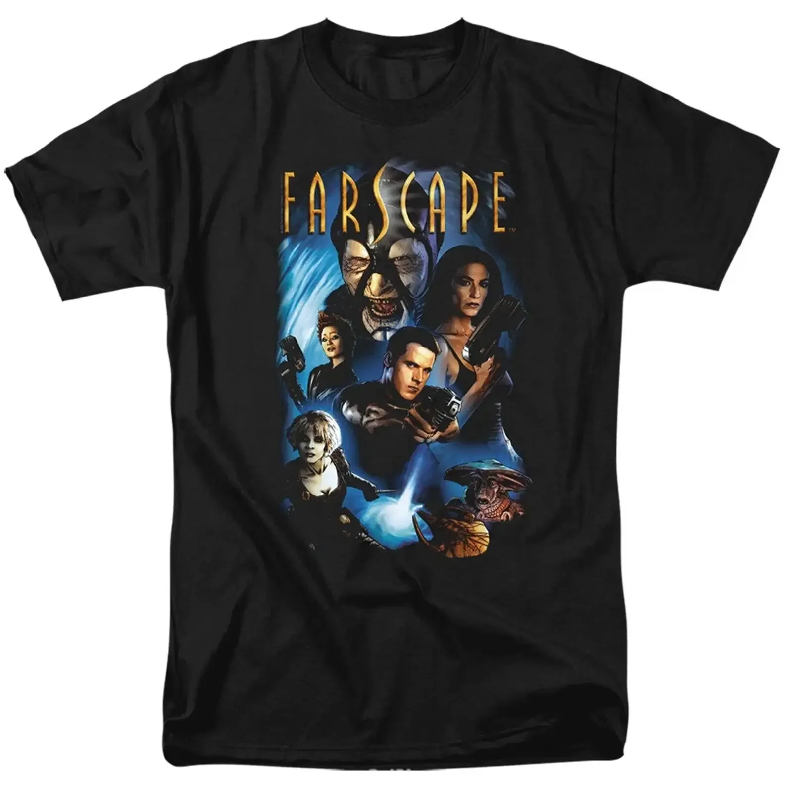 Farscape Comic Cover Lizenzierte Erwachsene T Shirt vintage Washed designer clothes Top For Everyday Wear streetwear Unisex