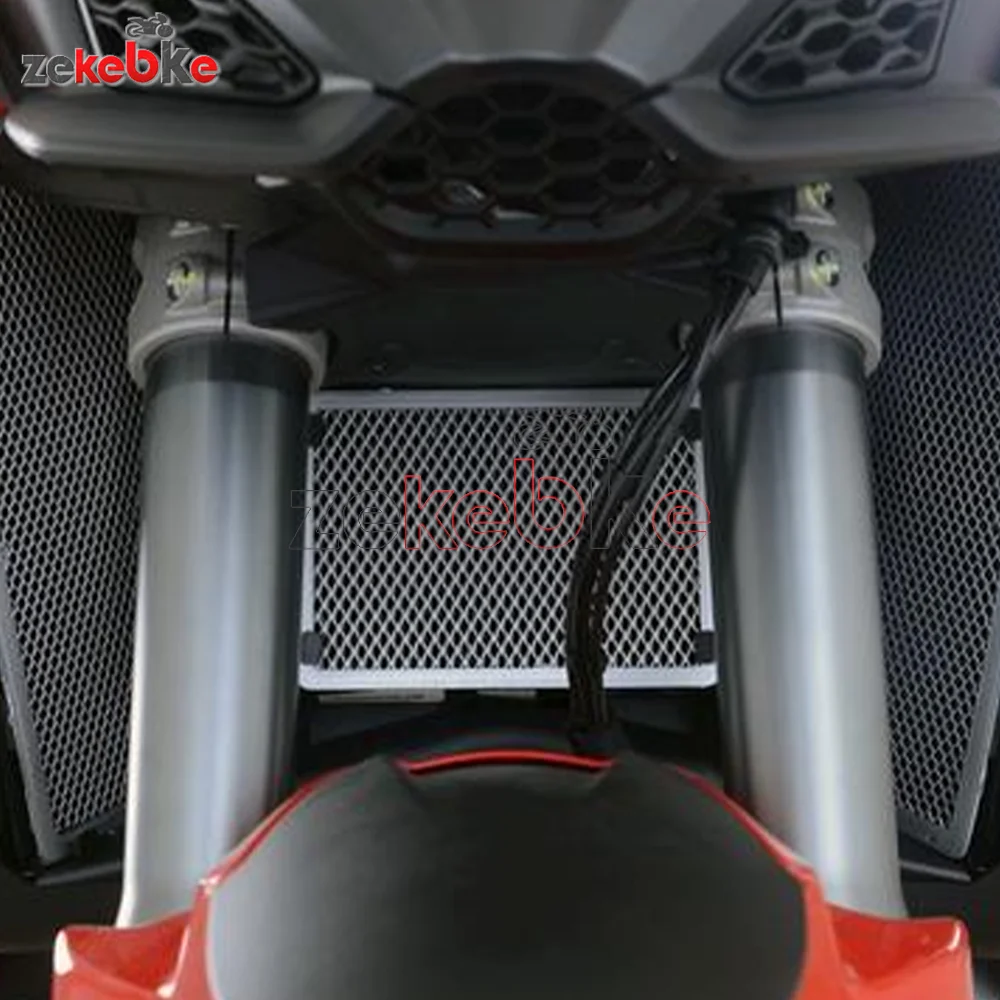 Motorcycle Radiator Guard fits For Ducati Multistrada V4 / V4S / V4 Pikes Peak / V4 Rally / V4 RS 2021-2025 Oil Cooler Guard Set