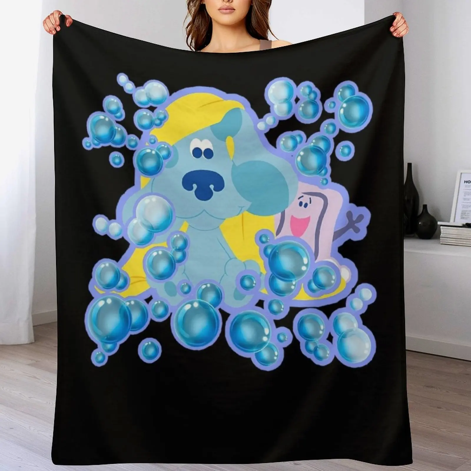 Couverture de bain moussant Blues Clues, couverture fine et douce pour dormir les nuits d'été