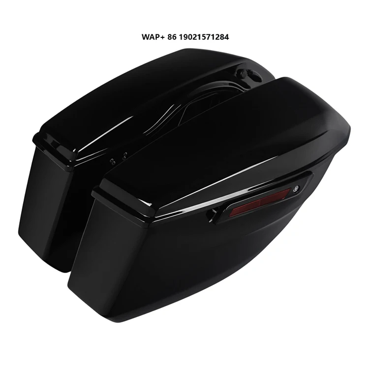 

High Quality Black Painted ABS Motorcycle Side Bags Hard Saddlebags Fit for Harley Touring CVO Street Glide 2023-2025 2024