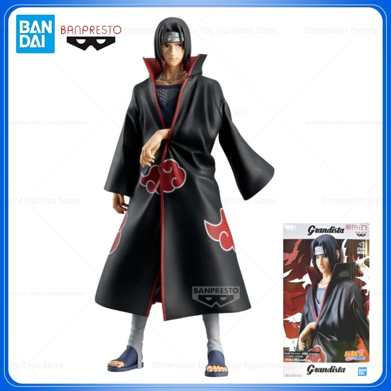 

In Stock Bandai Banpresto Grandista Anime Naruto Uchiha Itachi PVC Action Figure Model Toys Christmas Gifts DT