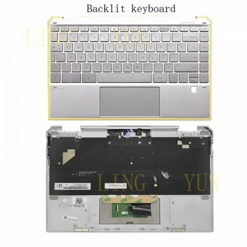 z   For HP Spectre X360 13-AW Laptop LCD Back Cover A/B/C/D Cover TPN-Q225