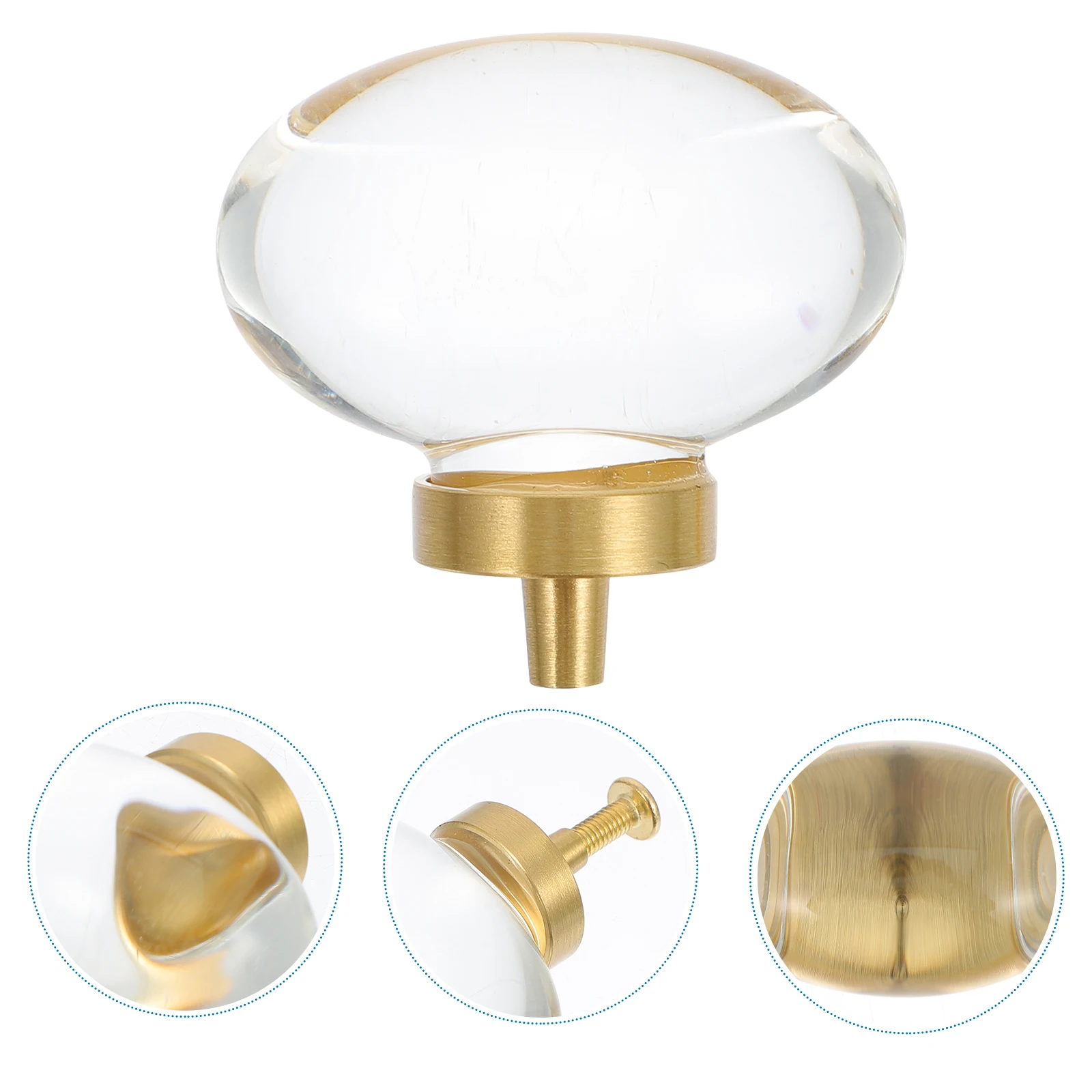 

Crystal Cabinet H les Drawer Knobs Copper Single Hole Door Knobs Wardrobe Furniture Pulls Transparent H Hardware