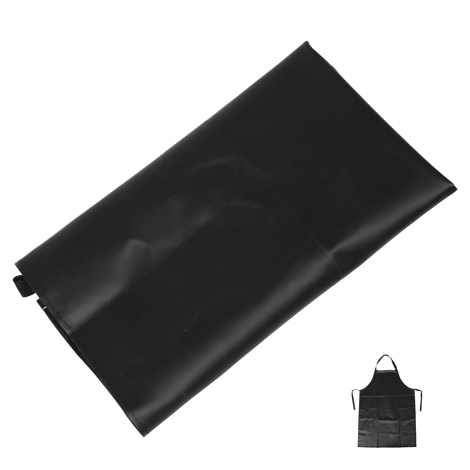 

Waterproof PU Apron 69x98cm Anti-Stain Oil Resistant Kitchen Cleaning Dishwasher Butcher Men Grilling Lab Laundry