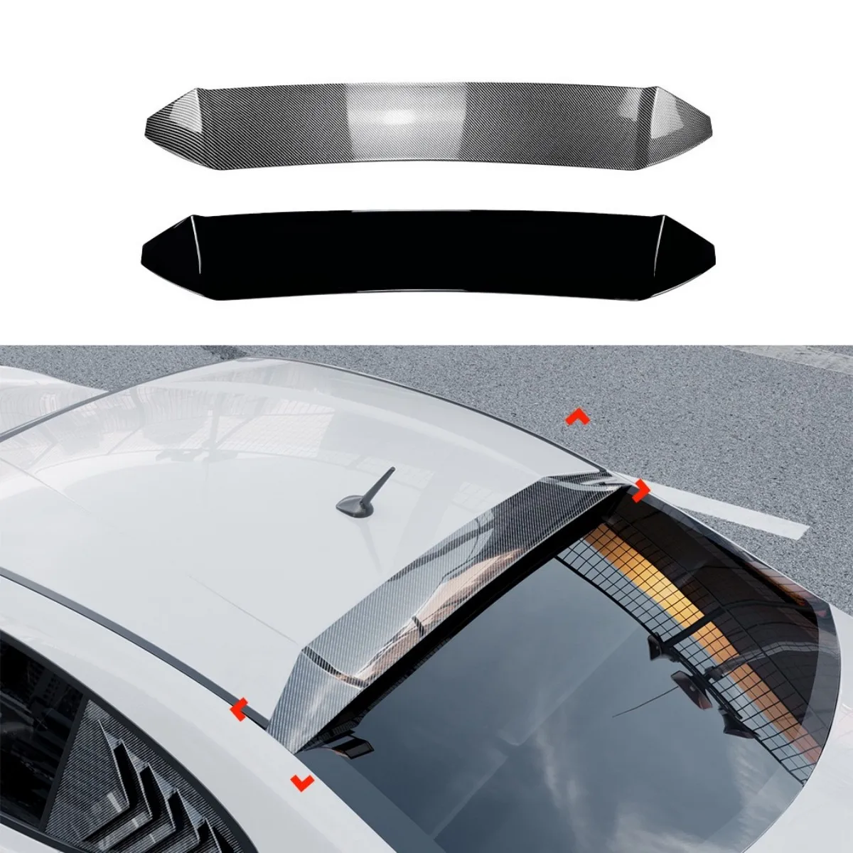 

For Toyota GT86 Subaru BRZ Scion FR-S 2013-2020 rear roof spoiler wing ABS car rear roof spoiler lip trim