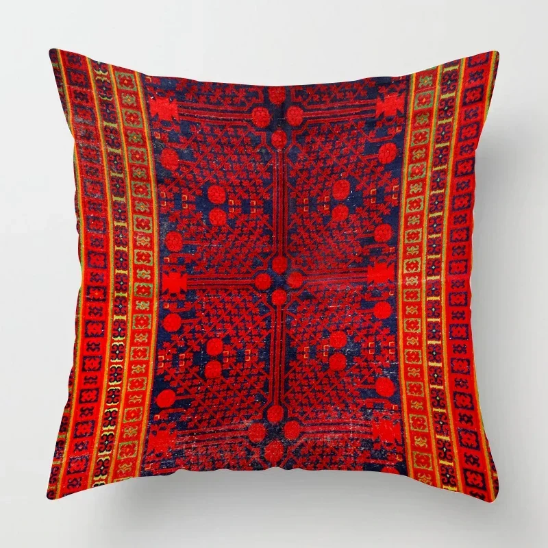 Home Improvement Living Room Sofa Decorative Cushion Cover Persian Rug Pattern Pillowcase Fashion