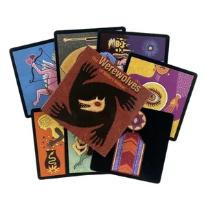 Werwolf -Karten Tischspiel mit Papierhandbuch, 24 Puzzle, Freizeit, Familie, Freund, Party, Beitritt, einfaches Board -Deck 8 Hauptverkaufswolf -Spiel - №1