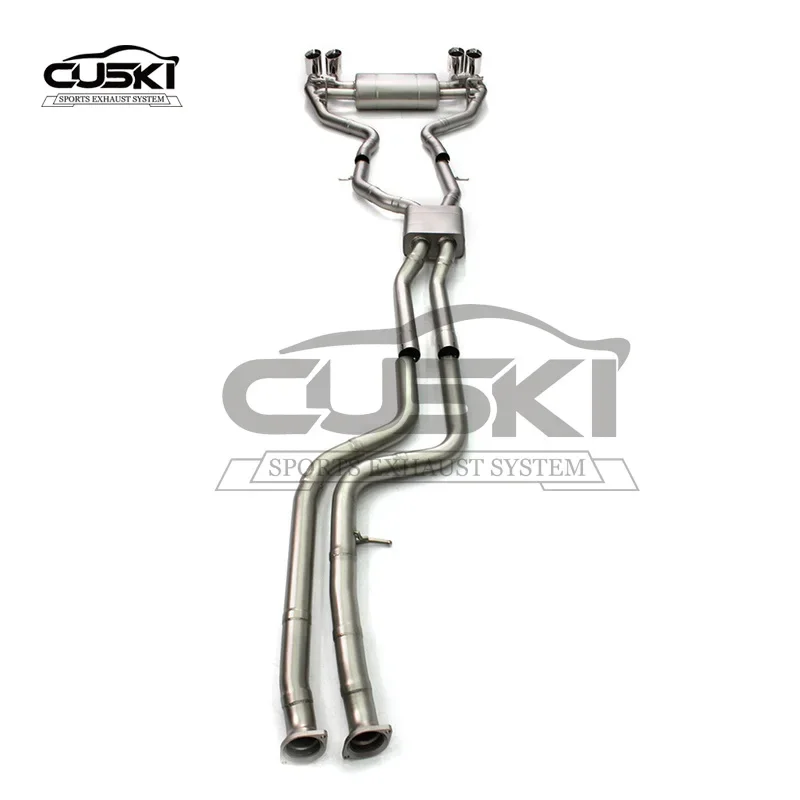 High Flow Catback Exhaust System For BMW M2C S55 F87 3.0T 2018-2023 quality Stainless Steel car Exhaust Modification