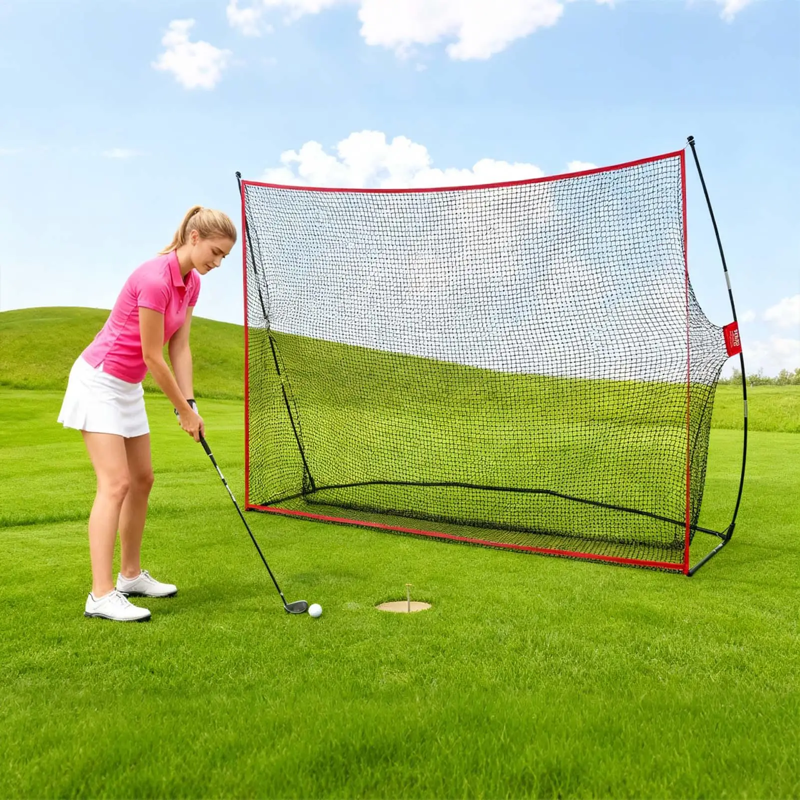 

Golf Net Swing Training Aid Backyard Golf Net For Men Women Boys Girls Youth Teens Athletes Cyclists Golfers Wife Husband Son