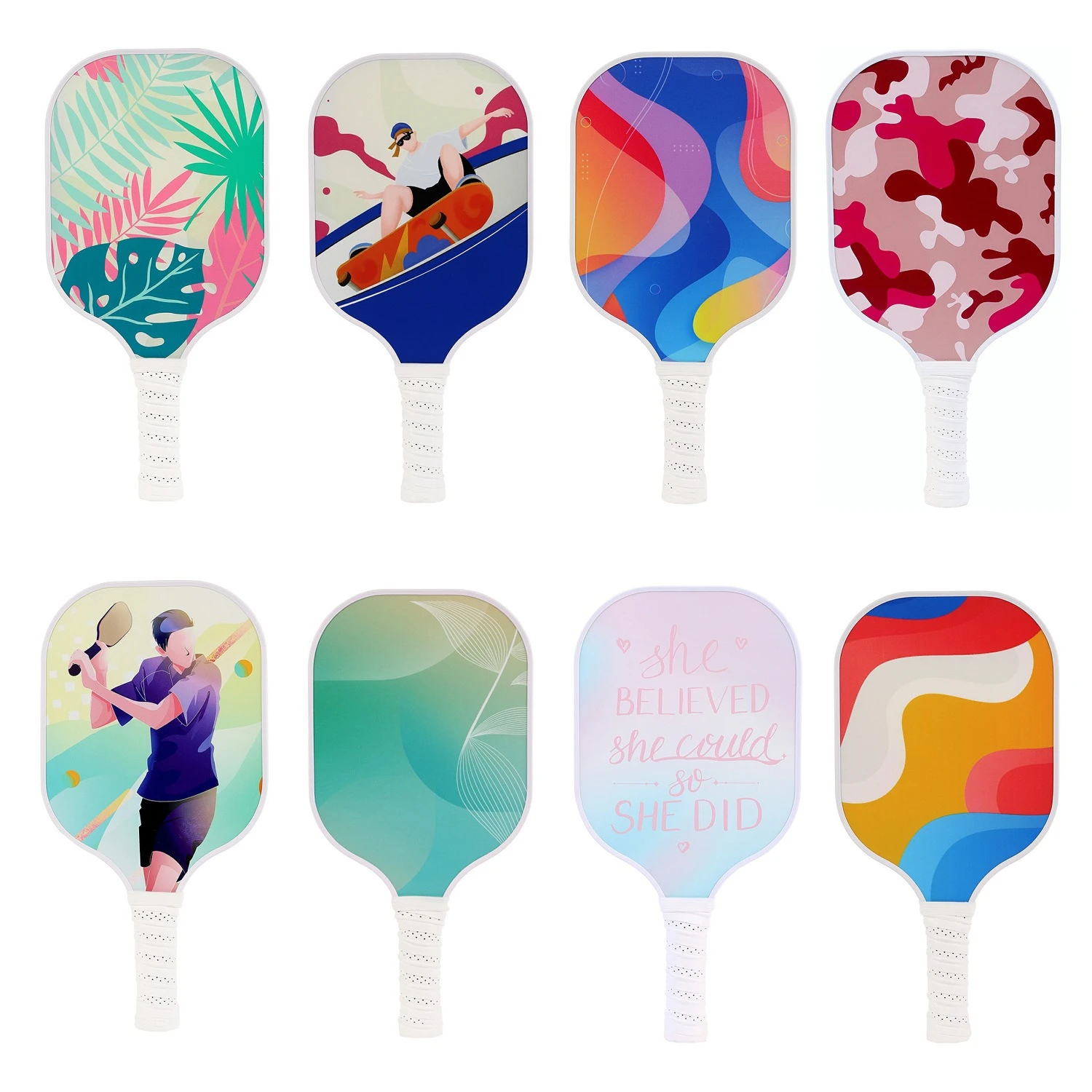 Pickleball Paddles, T700 Carbon Fiber&Fiberglass Rackets,Professional Competition Pickleball Paddles for Advanced Players