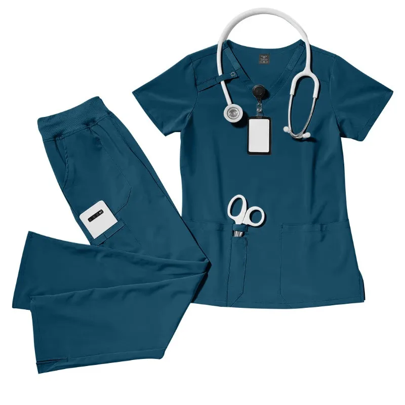 

Soft Uniforms 2 Piece Jogger Female Scrubs Uniforms Sets Fashionable Set Work Clothes