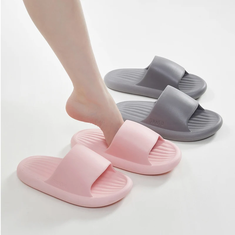 New Xiaomi Anti-Slip EVA Comfortable Home Cool Slippers Bathroom Flip-Flops Fashion Men Women Soft Sandals 100g Light Weight