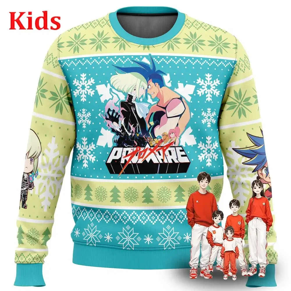 

Christmas Snowflakes Promare Christmas Sweater Christmas Sweater Gift Santa Claus Pullover Kids 3D Sweatshirt And Top Autumn An