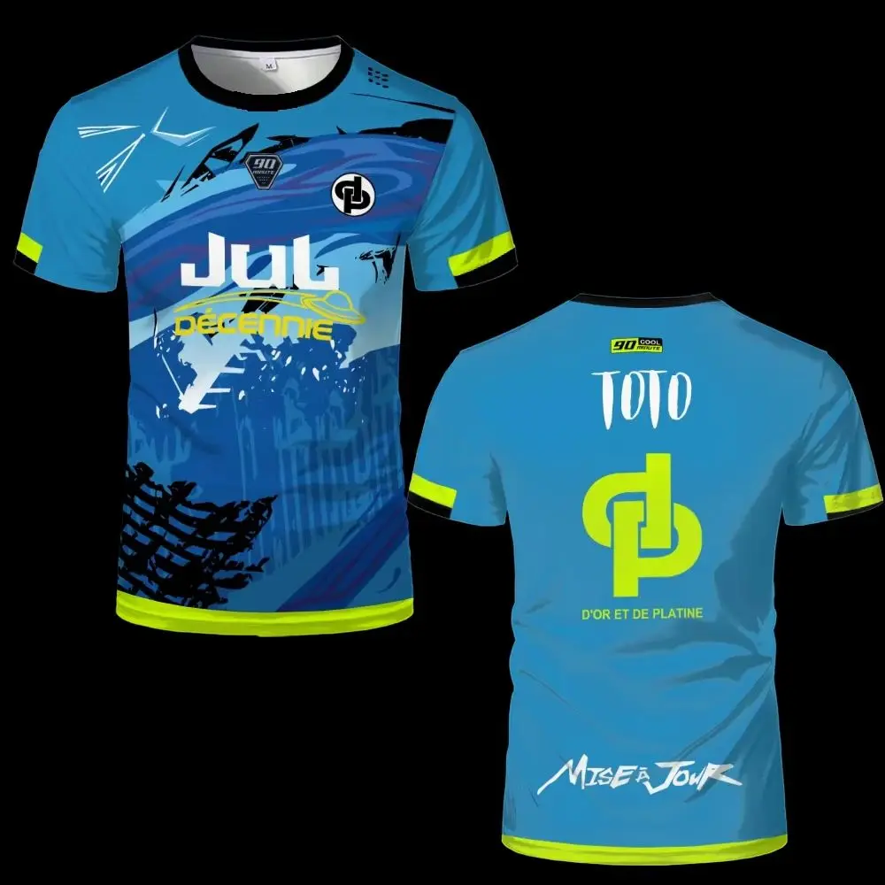 

Мужская футбольная футболка с короткими рукавами и 3D принтом, мужская и женская уличная повседневная толстовка, дышащий удобный быстросохнущий топ