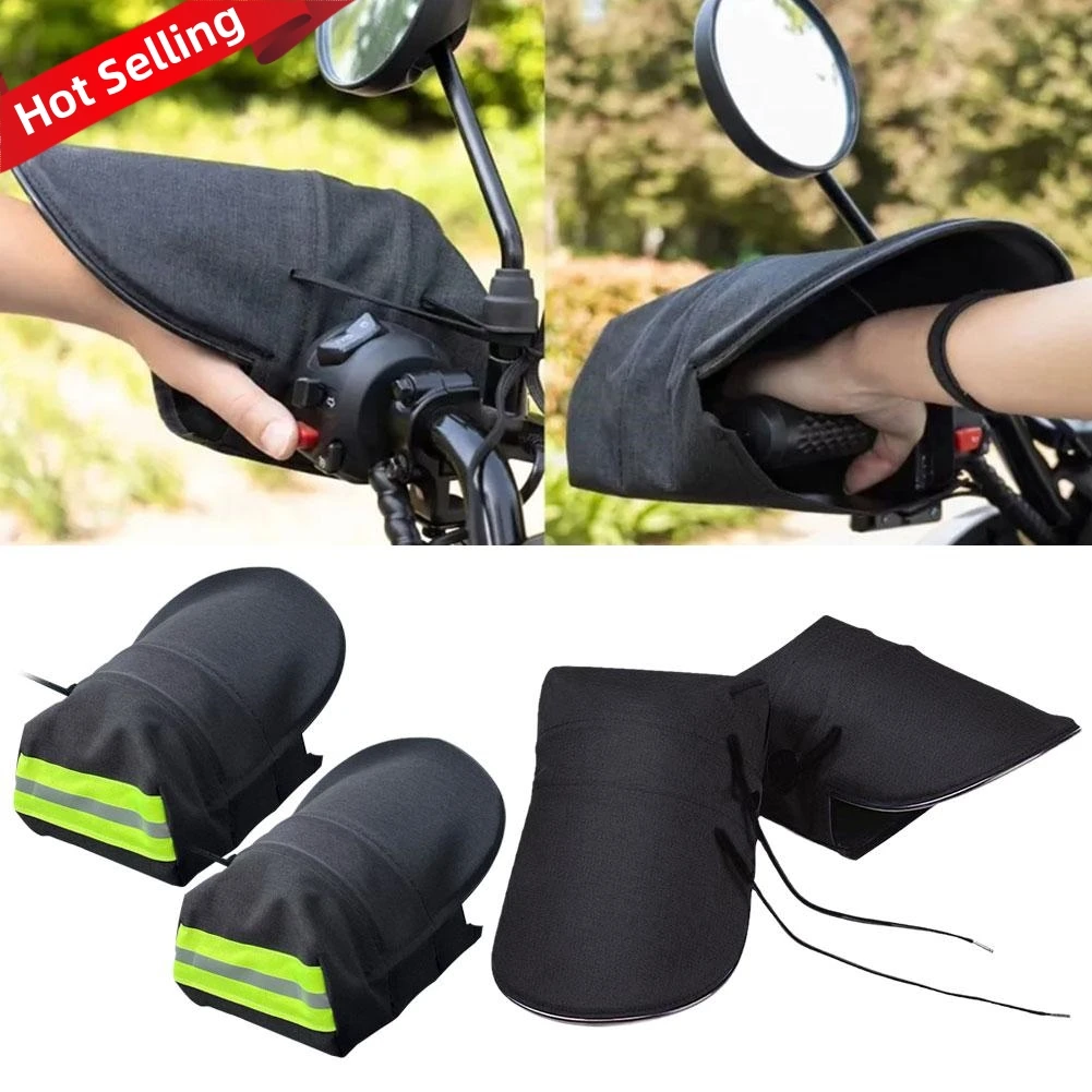 

1 Pair Motorcycles Handlebar Gloves Waterproof Windproof Sun Protection Gloves For Most Motorbikes Scooters ATVs Snowmobile,/;'o