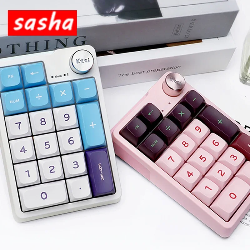 Kzzi K20 Keypad Wireless Numeric Keypad Programming Macro Custom Knob Keyboard Rgb Mini Button Gaming Mechanical Hotswap Macropa