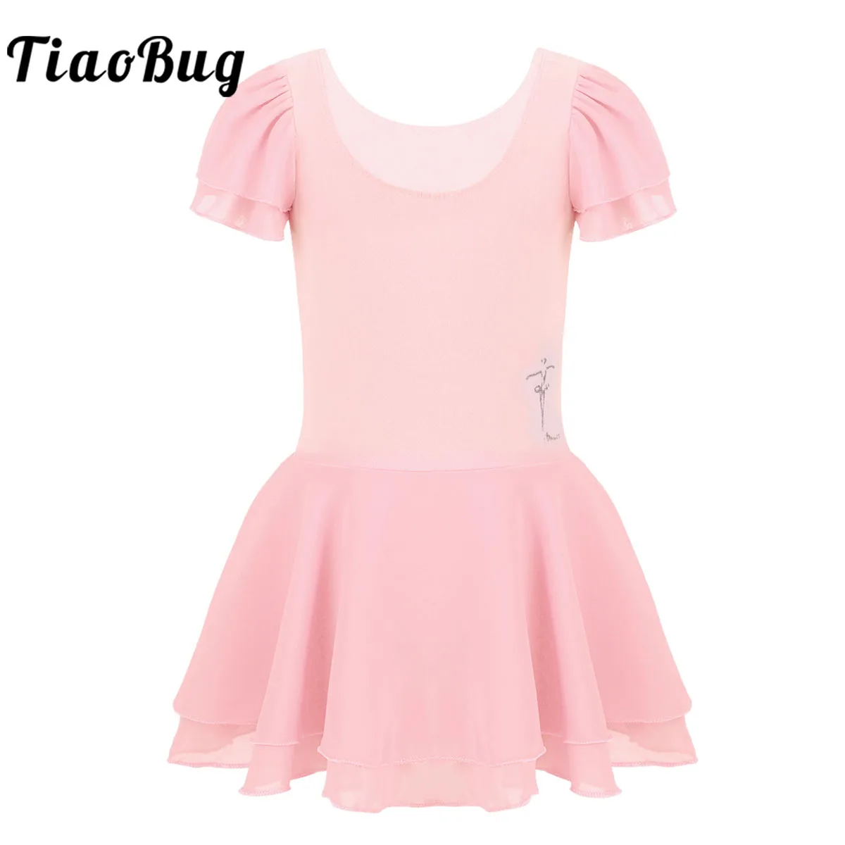 Bé Gái Chuyên Nghiệp Tutu Ba Lê Tập Thể Dục Đầm Trẻ Em Ballerina Dancerwear Giai Đoạn Nhịp Nhàng Thể Dục Leotard Trang Phục Quần Áo