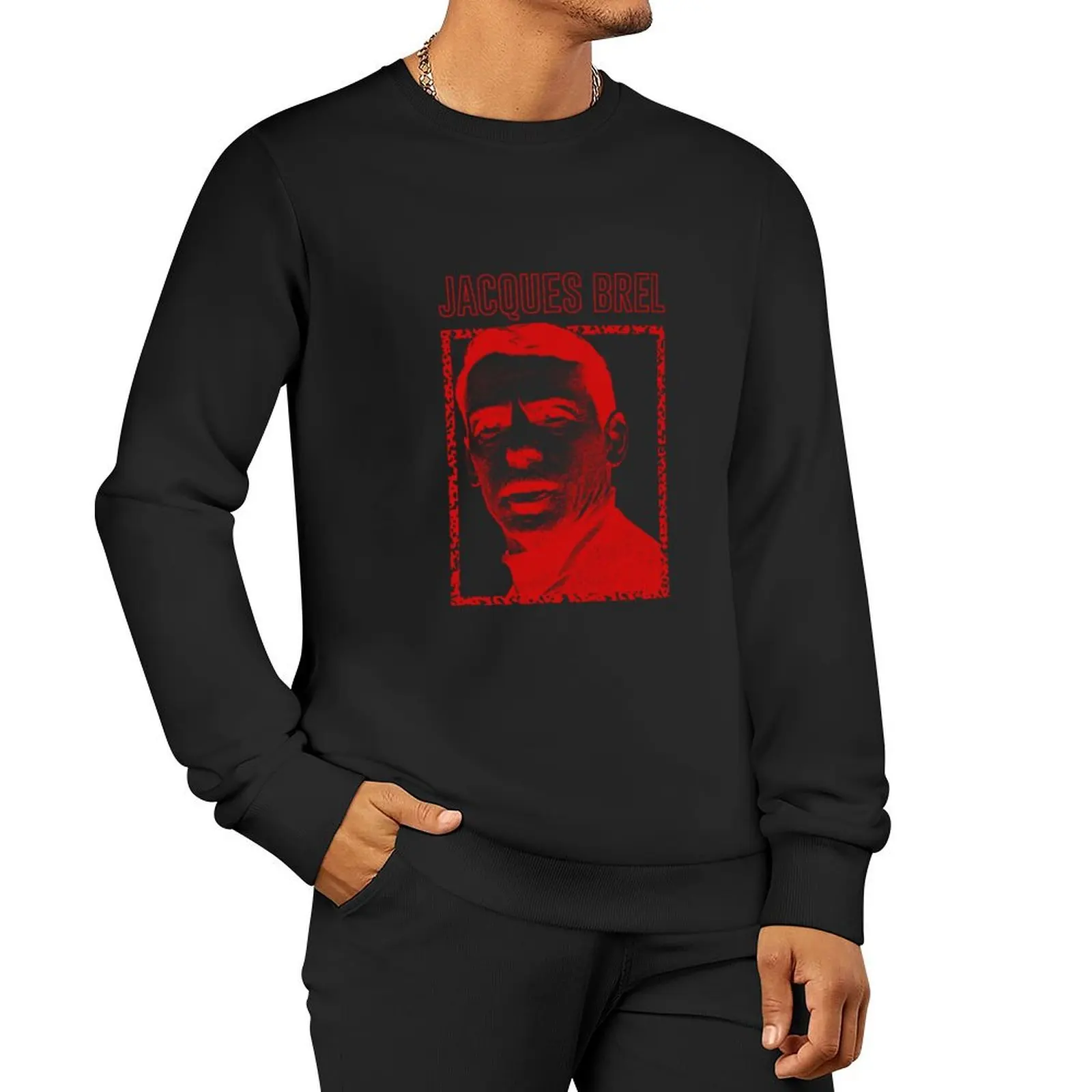 

Jacques Brel Pullover Hoodie streetwear men men clothes hooded sweatshirt