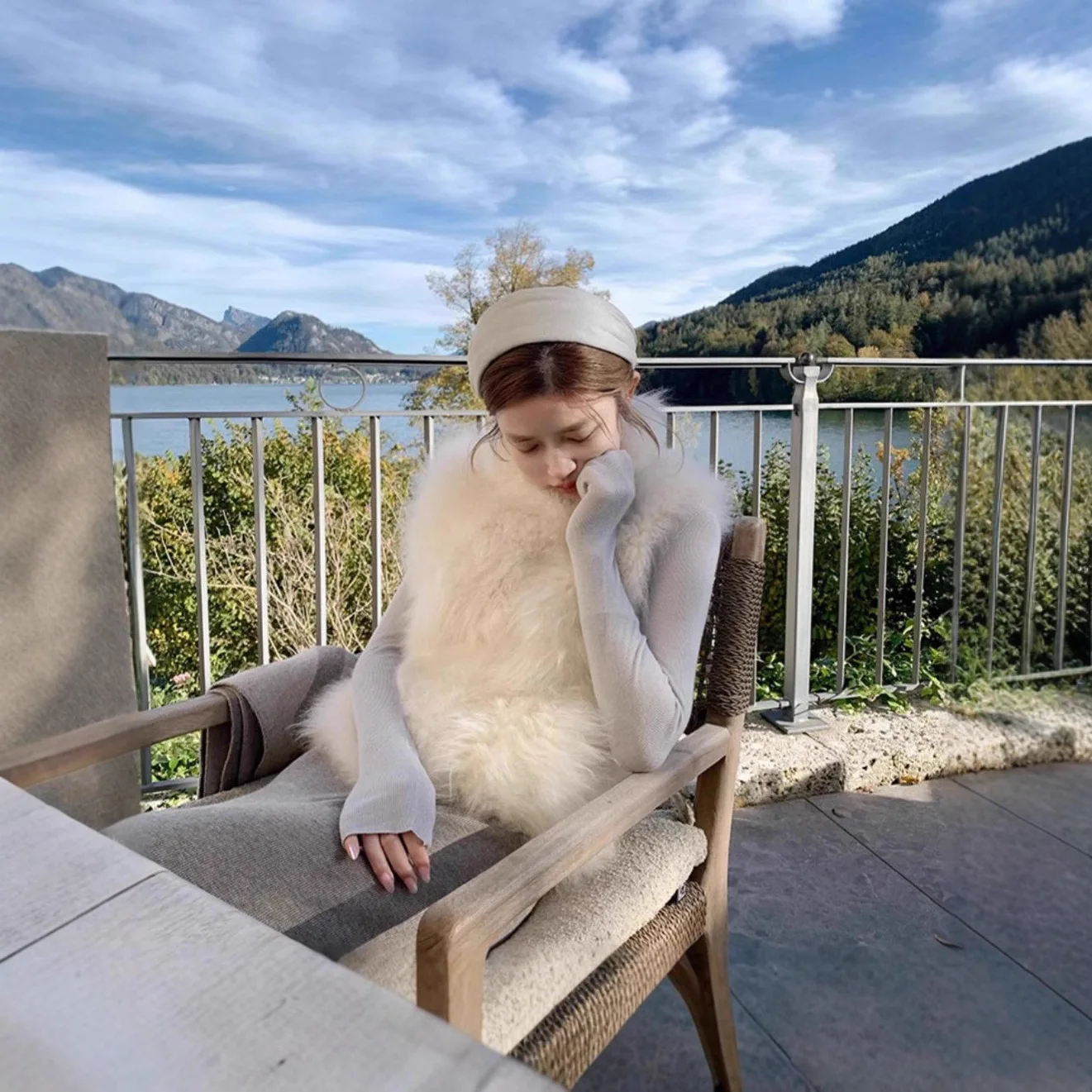 معاطف نسائية من الفرو الصناعي سترات بدون أكمام معطف سميك دافئ Y2k ملابس الشارع سترة أنيقة للعمل ملابس خارجية للخريف والشتاء #3