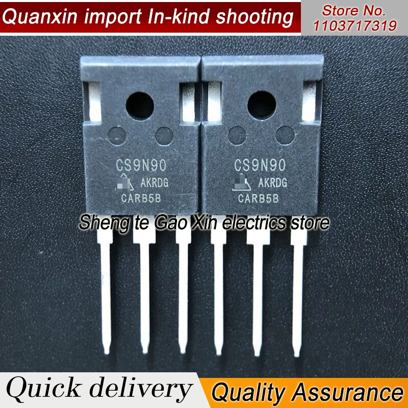 5PCS-20PCS  CS9N90 CS9N90AKRD-G  MOSFET 9A 900V TO-247 Best Quality Imported Original