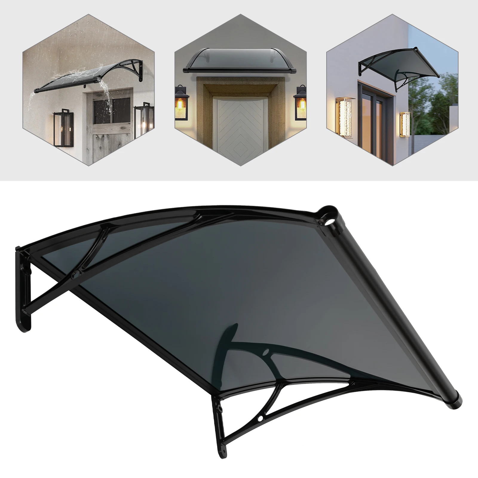 

Patio Awning Canopy for Front Doors/Windows - Sun Shutter Overhang with Simple Installation for Temperature Range -40 to 248 ℉