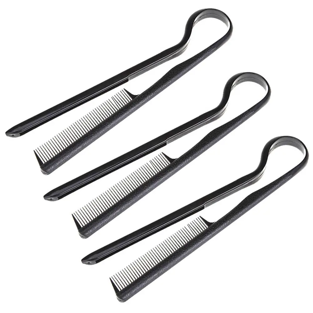 

3 Pcs Hair Comb Straightening For Barber Hairdressing Tools Brush Barbers Smoothing