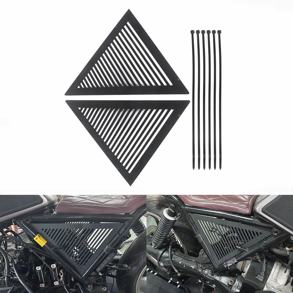 

Motorcycle Side Panel Aluminum Side Fairing Cover Frame Guard for BMW K100 K75 Cafe Racer Accessories