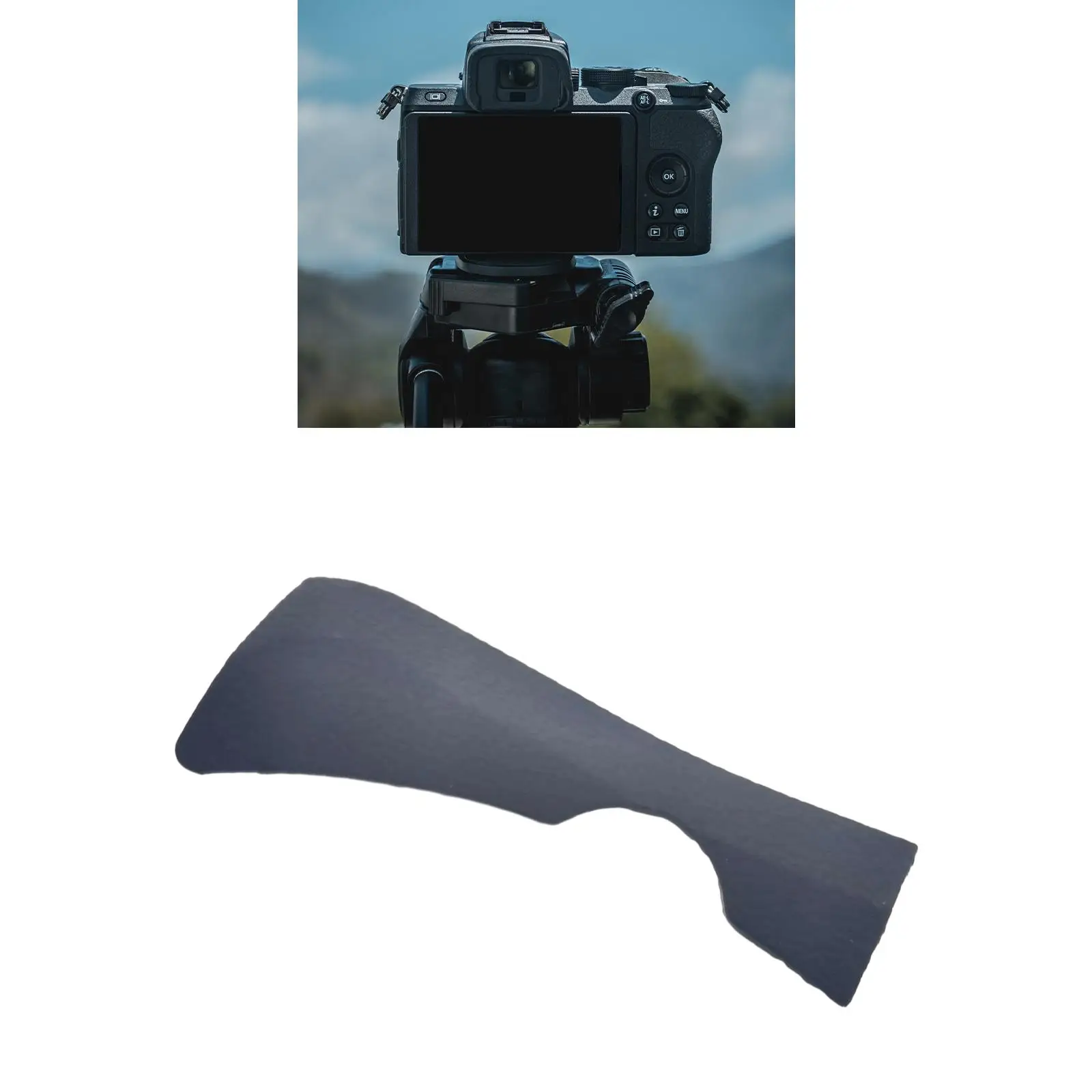 Camera Side Cover Rubber Black Scratchproof Wear Resistant Practical Sturdy Spare Parts for D5300 Assembly Accessories Replace