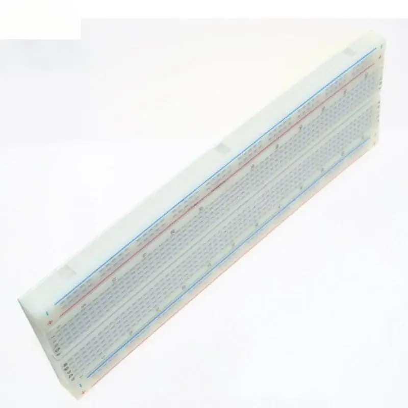 MB-102 experimental connection board PCB board, red and blue wire , 830-hole Arduino dedicated, PCB DIY Kit,size: 165*55*10mm