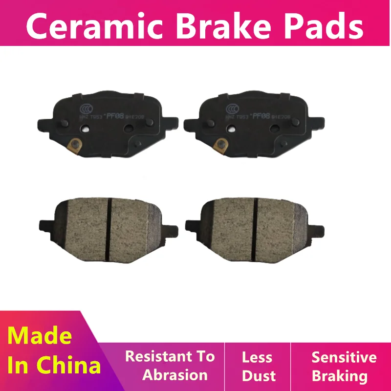 Front/Rear Ceramic Brake Pads For DFM Dongfeng Ax7 2nd Generation 1.5t 1.6t/Pro Plus/ 2019 2020 2021 2022 2023 2024/Auto Parts