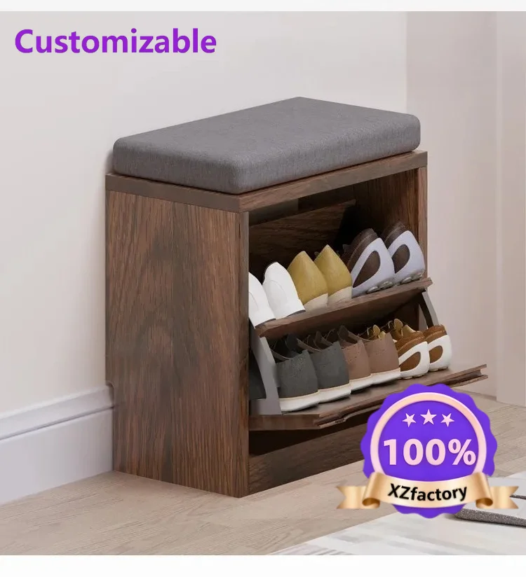 

Factory Direct 2026 Top YXY Sgabello per cambio scarpe da ingresso in legno massello per soggiorno, camera da letto, può sedersi