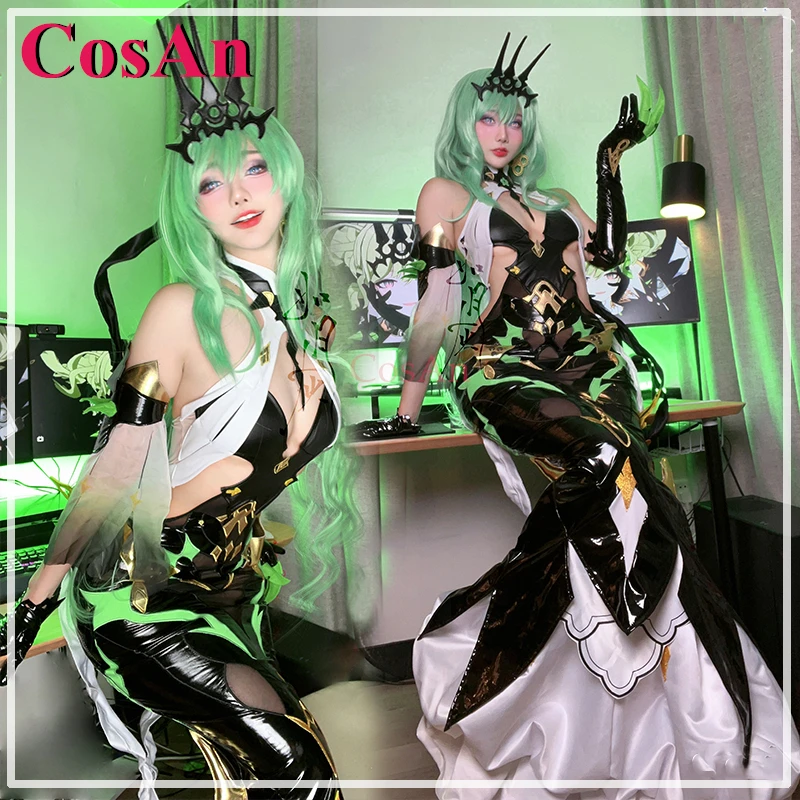 

CosAn Anime Game Honkai Impact 3 Mobius Cosplay Costumes Sexy Elegant Sweet Unifrorm Dress Women Party Role Play Clothing S-XL