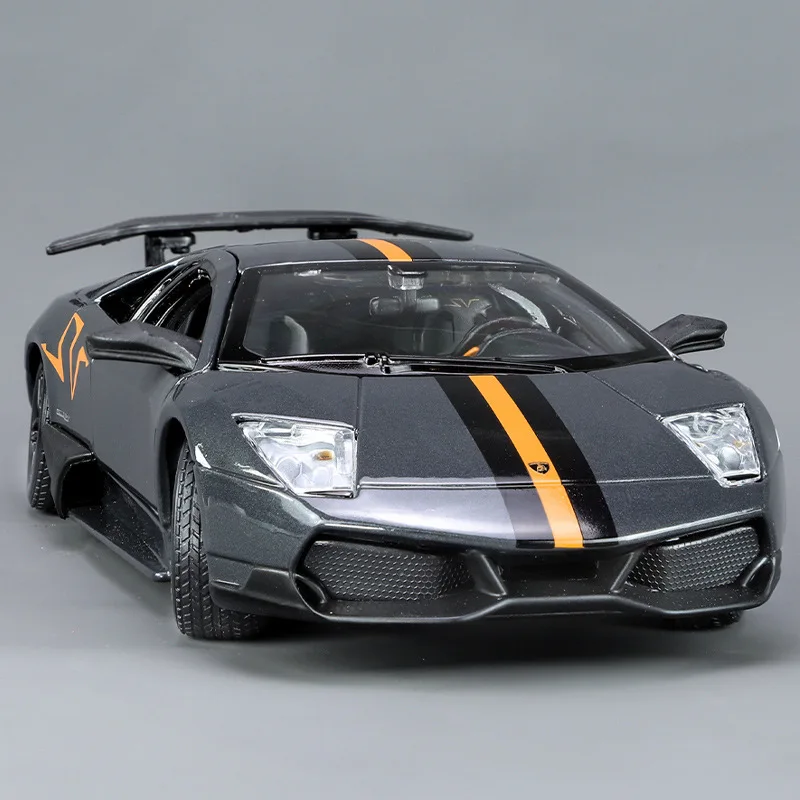 1:24 Lamborghini LP670-4 SV Supercar Toy Alloy Car Diecasts & Toy Vehicles Car Model Miniature Scale Model Car Toys For Children