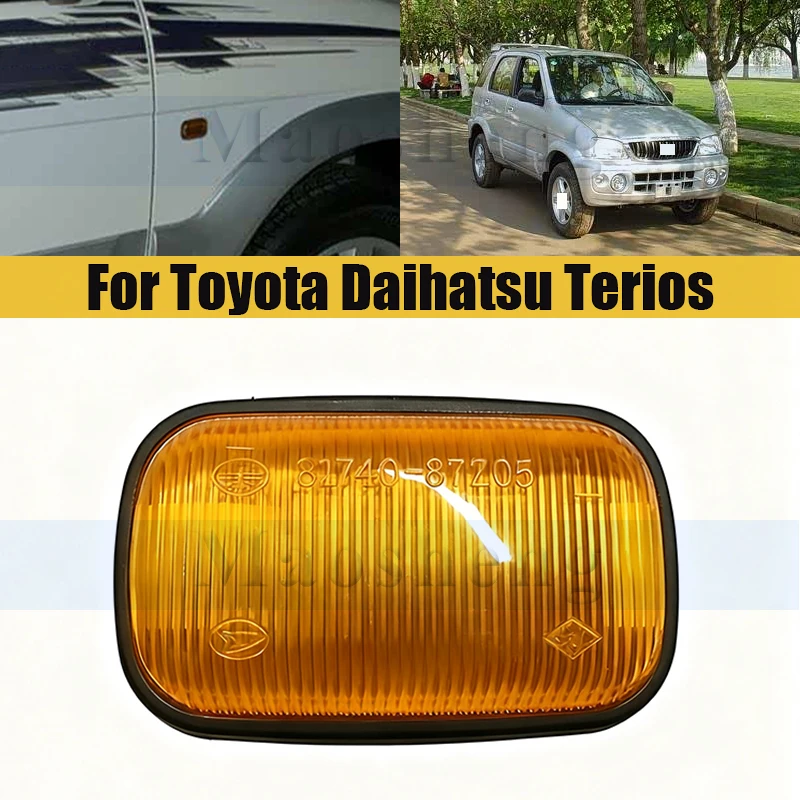 

Боковой габаритный индикатор, последовательная лампа для Toyota Daihatsu Terios, указатель поворота, зеркало, световой индикатор