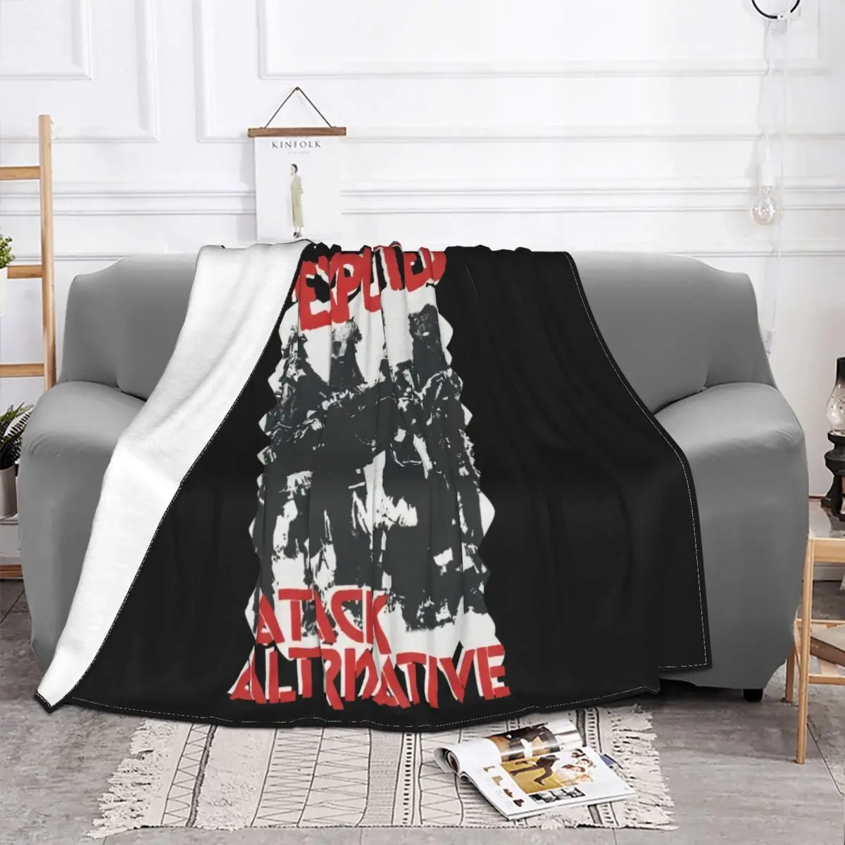 The Exploited Attack Alternative New Official Merch Gbh Discharge Funny Hot Sell Throw Blanket