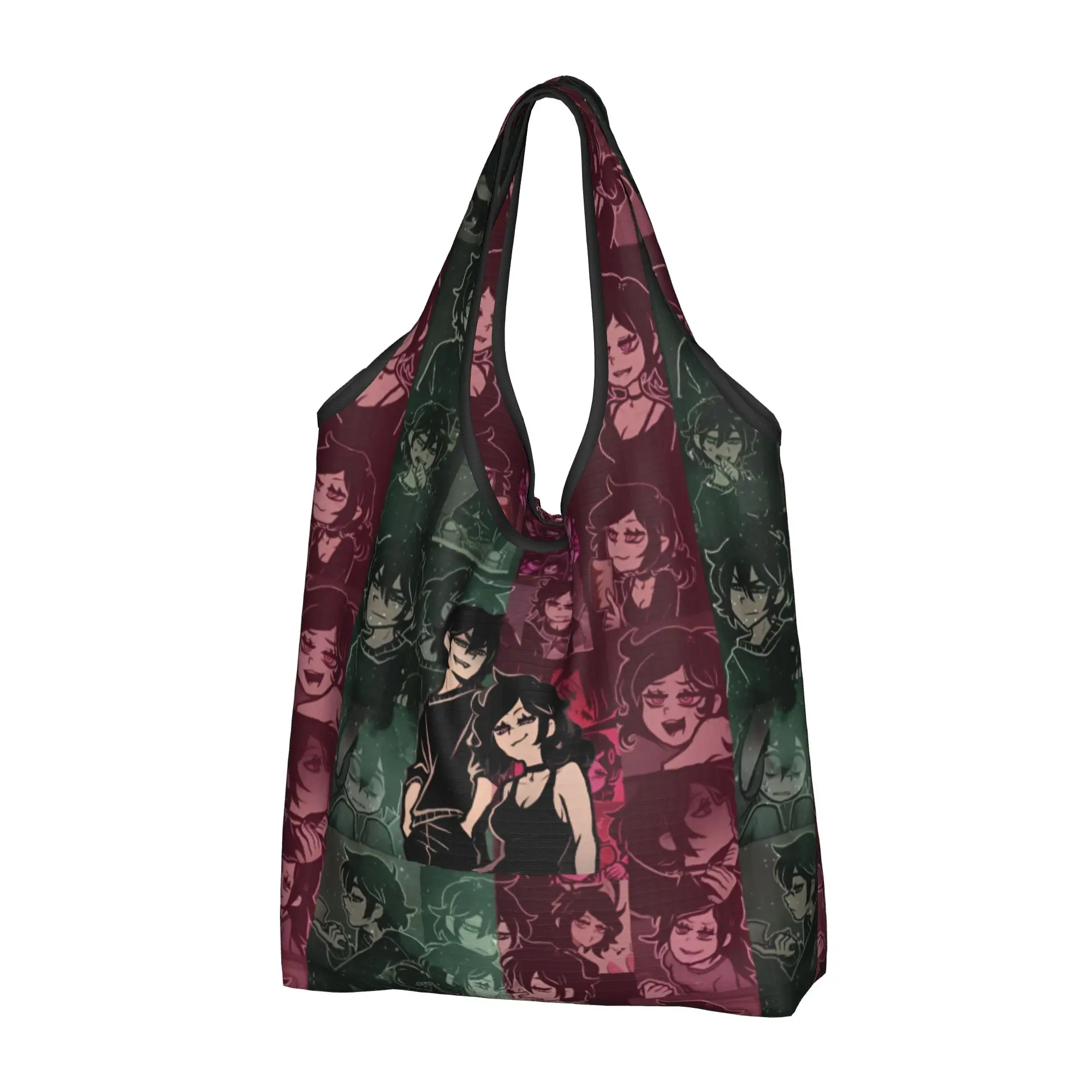 Recycling Anime A-Andys L-Leyleys Love Shopping Bag Women Tote Bag Portable Comic Groceries Shopper Bags