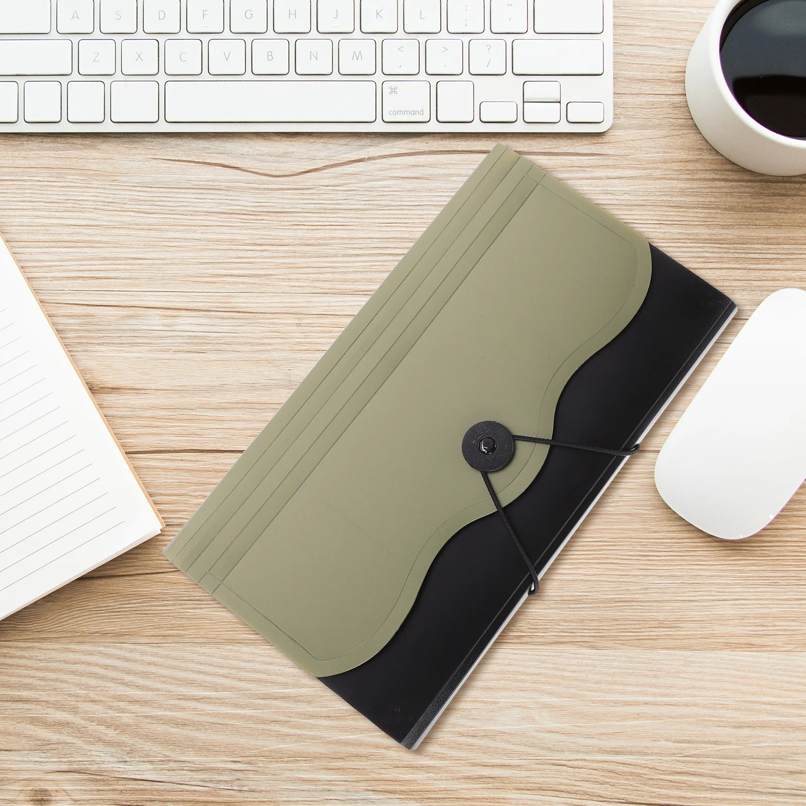 B5 Expanding File Folder Organizer Portable Document Storage Bag For Bills Receipts Tickets Checks Multipurpose Paper Organizer