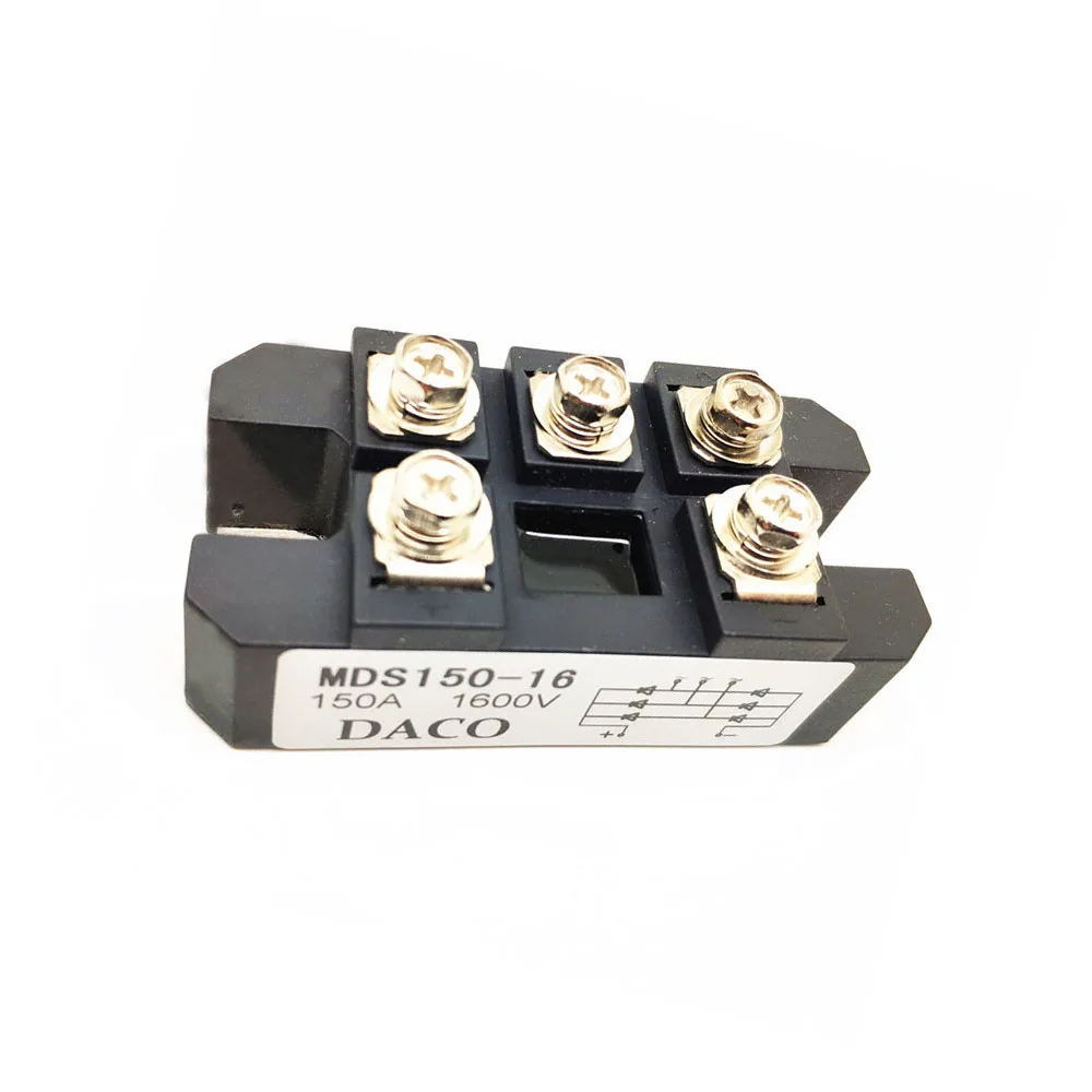 MDS150A 3-Phase Diode Bridge Rectifier 150A Amp 1600V MDS150-16 MDS150A 1600V AC to DC 3-Phase Diode Bridge Rectifier Module