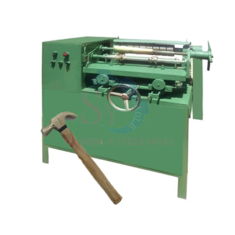 High Efficiency Automatic Round Wood Axe Handle Machinery CNC Semi-automatic Hoe Shovel Hammer Handle Making Maker Machine