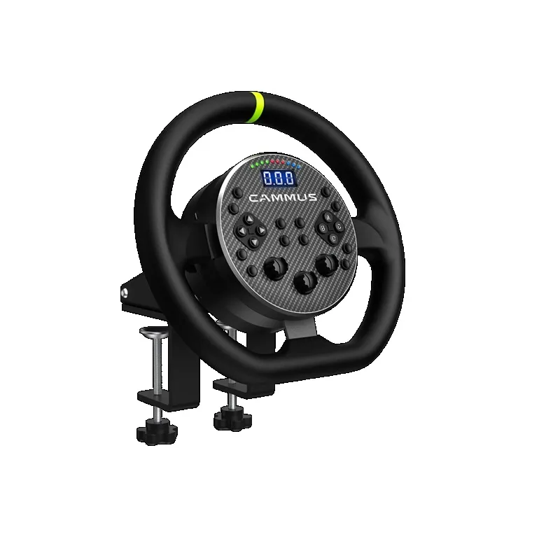 C5 Wholesale 2 in 1 SIM Racing Wired Shifter Stainless Steel Handbreak Race Gaming Steering Wheel Pc Sim Racing Wheel