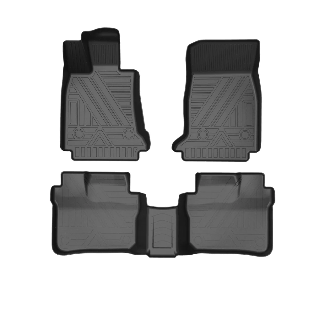 

For Cadillac CT6 Floor Mats Specialized TPE Black Heavy Waterproof Car Mats Carpet Auto Accessories Interior Details