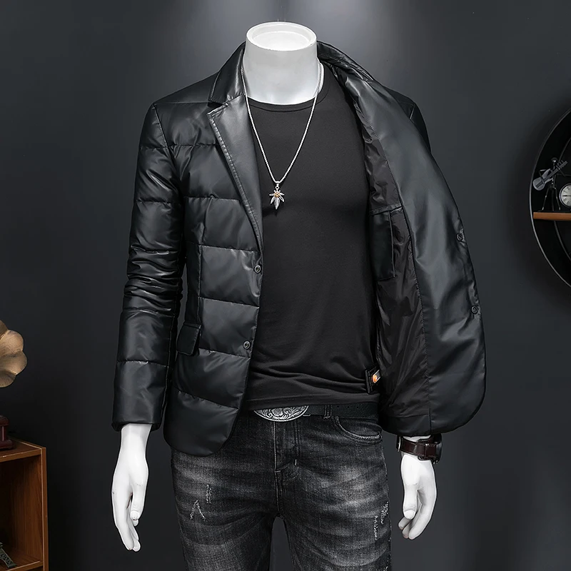 2025 new arrival winter 90% white duck down jackets men,mens warm thicked blazer, 6606