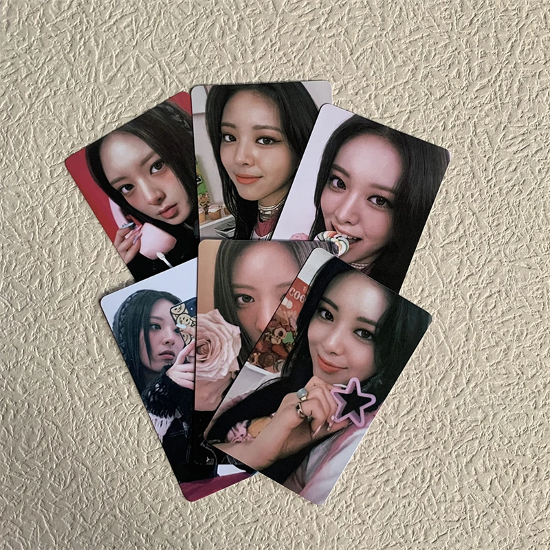 6 pz/set KPOP ITZY CRAZY IN LOVE Album Photocard Ryujin Chaeryeong Yeji Yuna Lia Lomo Card cartolina fan regalo da collezione A74