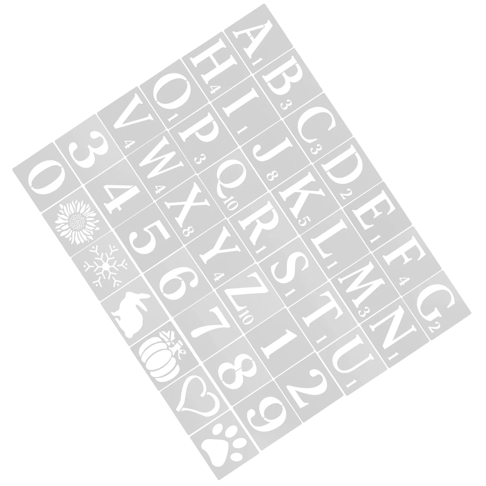 

Painting Spray Template Alphabet Letter Stencils 's Drawing Tools Calligraphy for Writing Hollow