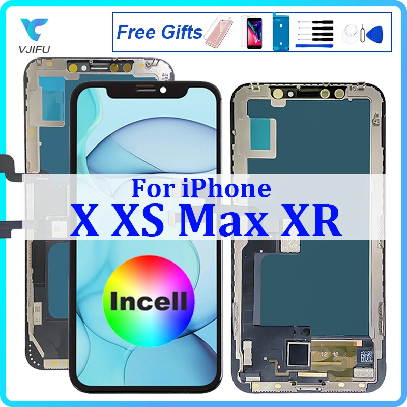 

OLED Screen For iPhone X XS MAX LCD Display 3D Touch Screen A1865 A1921 Ecran Digitizer Assembly Replacement Mobile Phone Repair