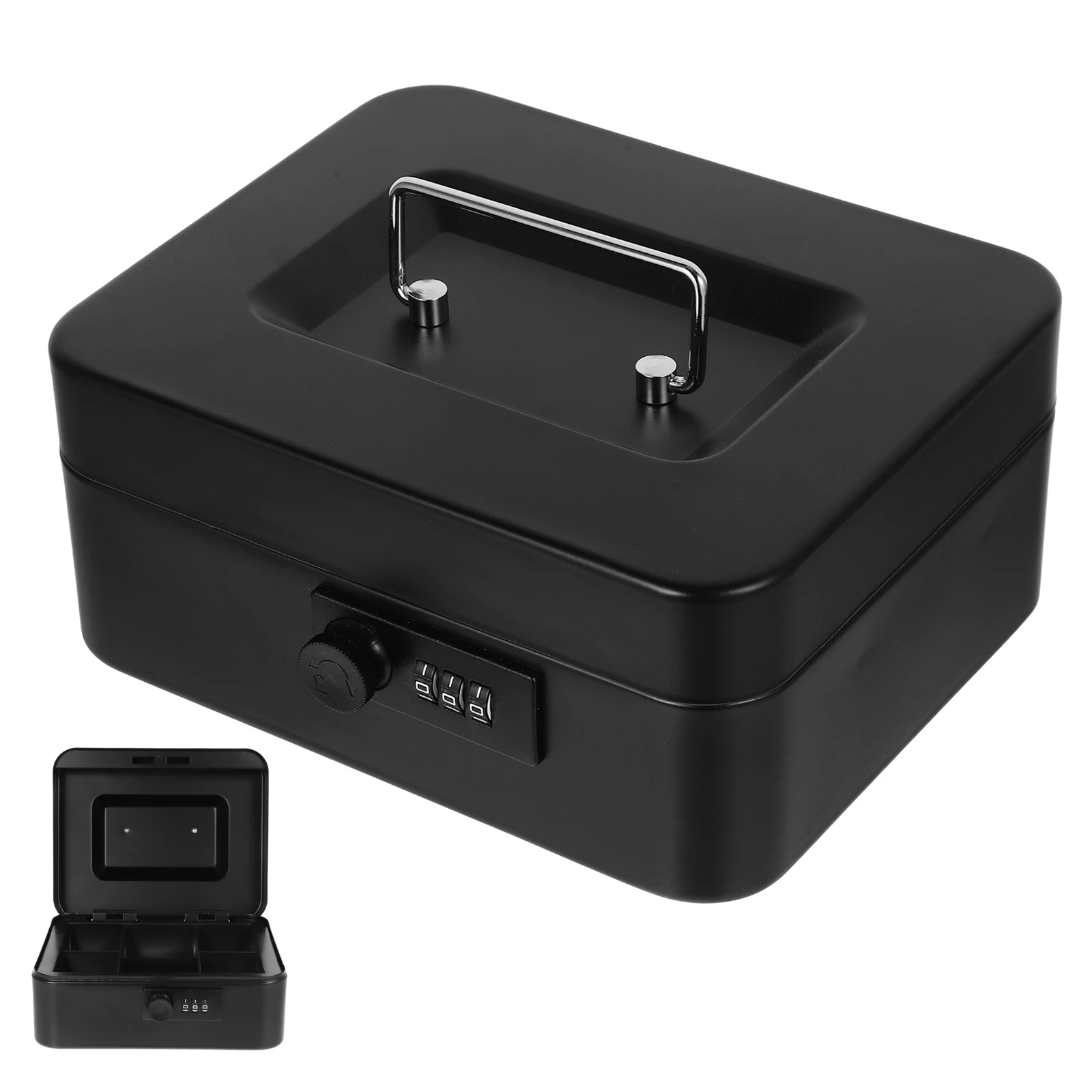 

Cash Register with Lock Key Storage Drawer Money Case Lockbox for Boxes Moneybox Intelligent