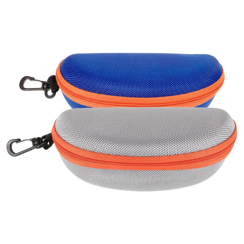 

2Pcs Sunglasses Storage Organizer Sturdy Goggle Case for Eyewear Swim Goggles Travel Portable Box Small Item Holder