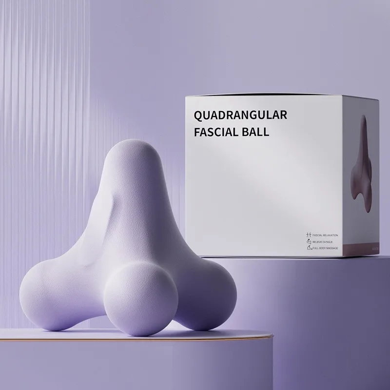 Pelota de Fitness para Relajación Muscular Cuádruple, Herramienta Compacta de Entrenamiento Diario para Aliviar los Músculos del Cuerpo Después del Ejercicio