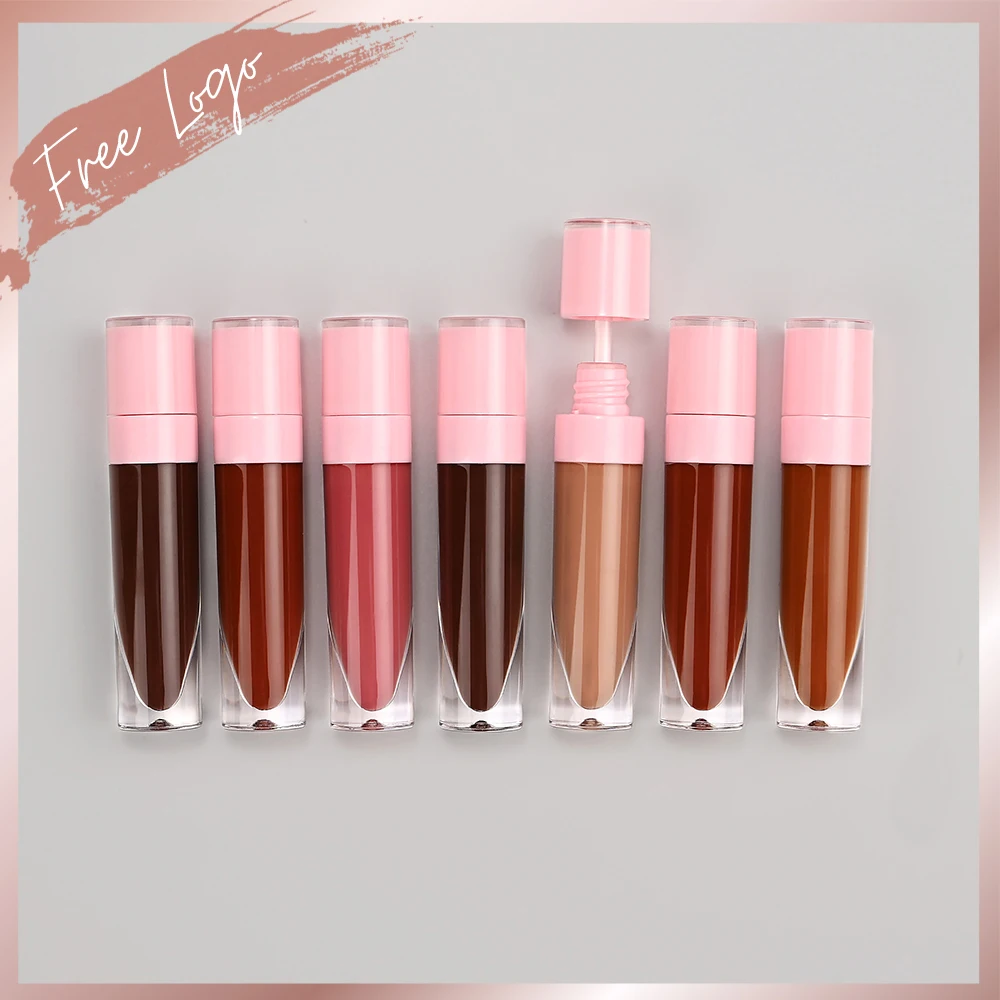 

Customized Logo Lip Gloss Matte Liquid Lipstick Start Your Own Cosmetics Line Private Label Wholesale Bulk Dropshipping