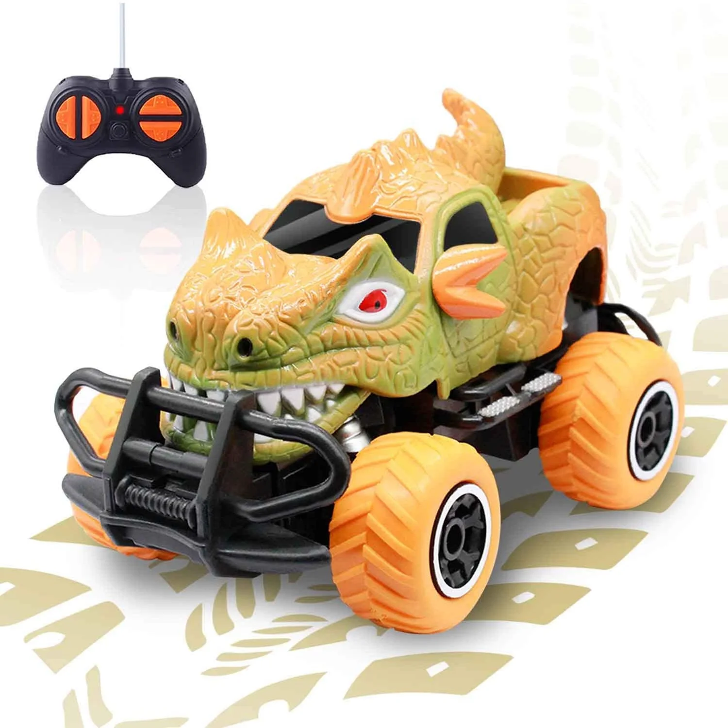 

Dinosaur Remote Control Car for 3 Year Old Boys,Dino Jurassic Trucks for Kids RC Race Cars, 2020 New Gifts Monster RC Trucks Toy